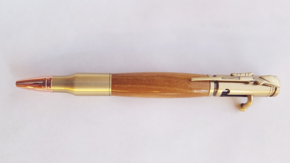 Bolt Action Bronze Pen – Craft and Lore